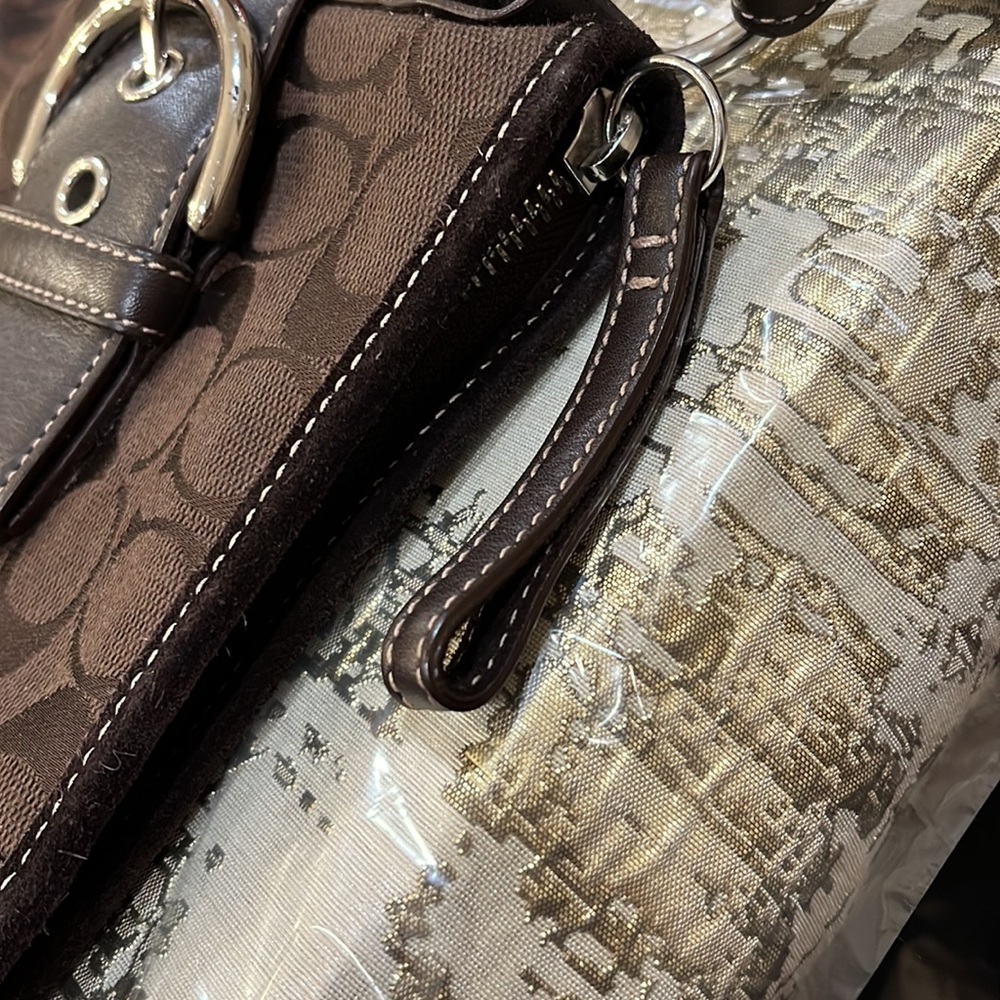 Coach crossbody and wallet bundle authentic W’s Brown - Picture 7 of 15